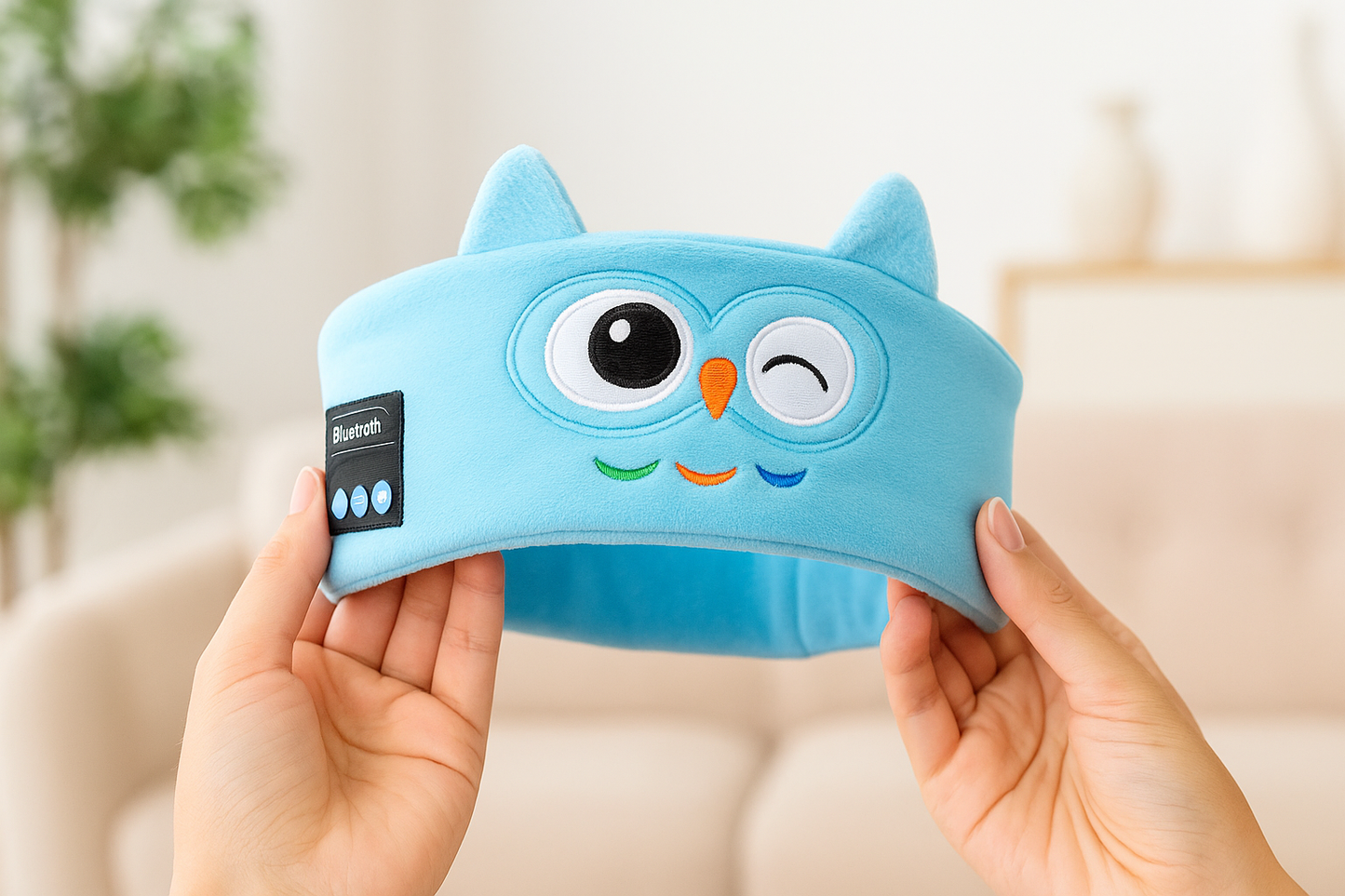 BleuZen™ | Bandeau Relaxant Bluetooth pour Enfant